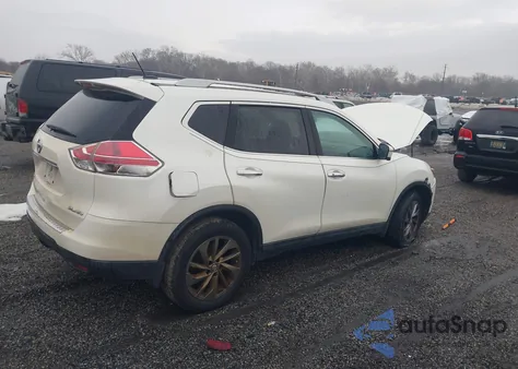 2016 Nissan Rogue Sl из США, поврежденный, VIN 5N1AT2MV5GC789604